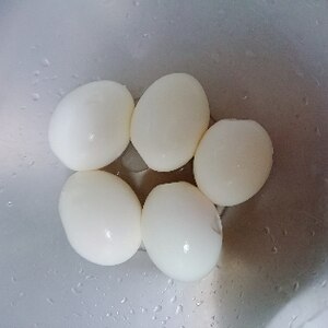 簡単殻が剥けるゆで卵